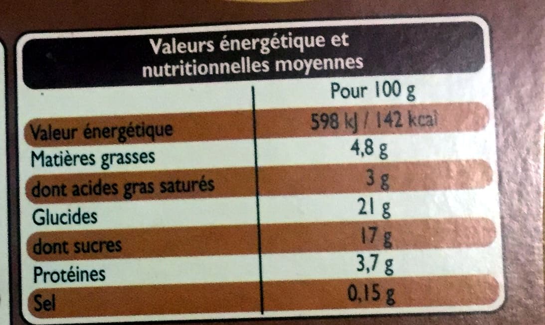 Leader Price Petits pots à la crème cuits au four café packshot