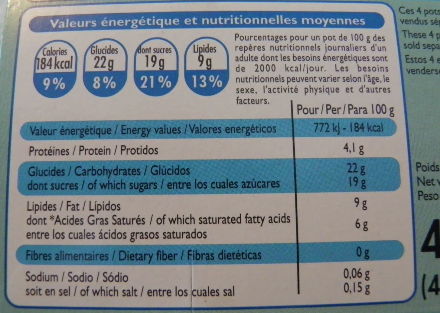 Leader Price Petits pots de crème cuits au four Coco Leader Price packshot