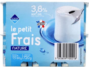 Leader Price Le Petit frais nature packshot