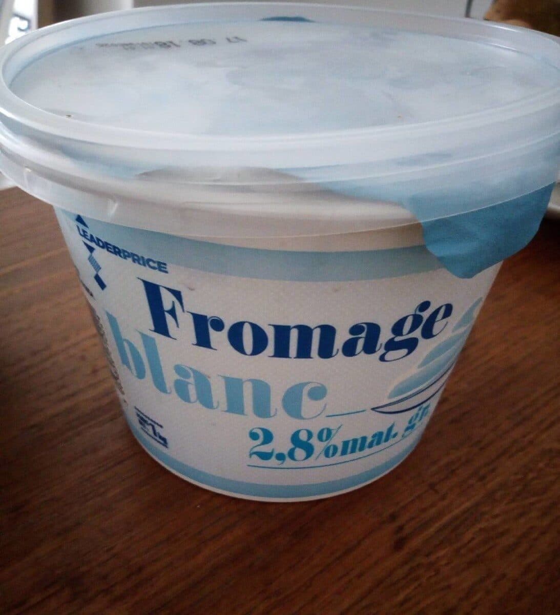 Leader Price Fromage blanc 2,8% MG packshot