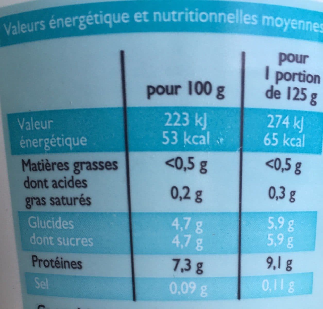 Leader Price Fromage blanc 0% Matière grasse packshot