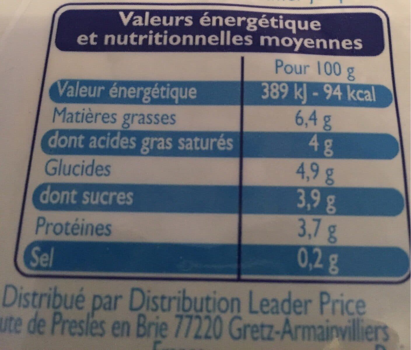 Leader Price Faiselle packshot