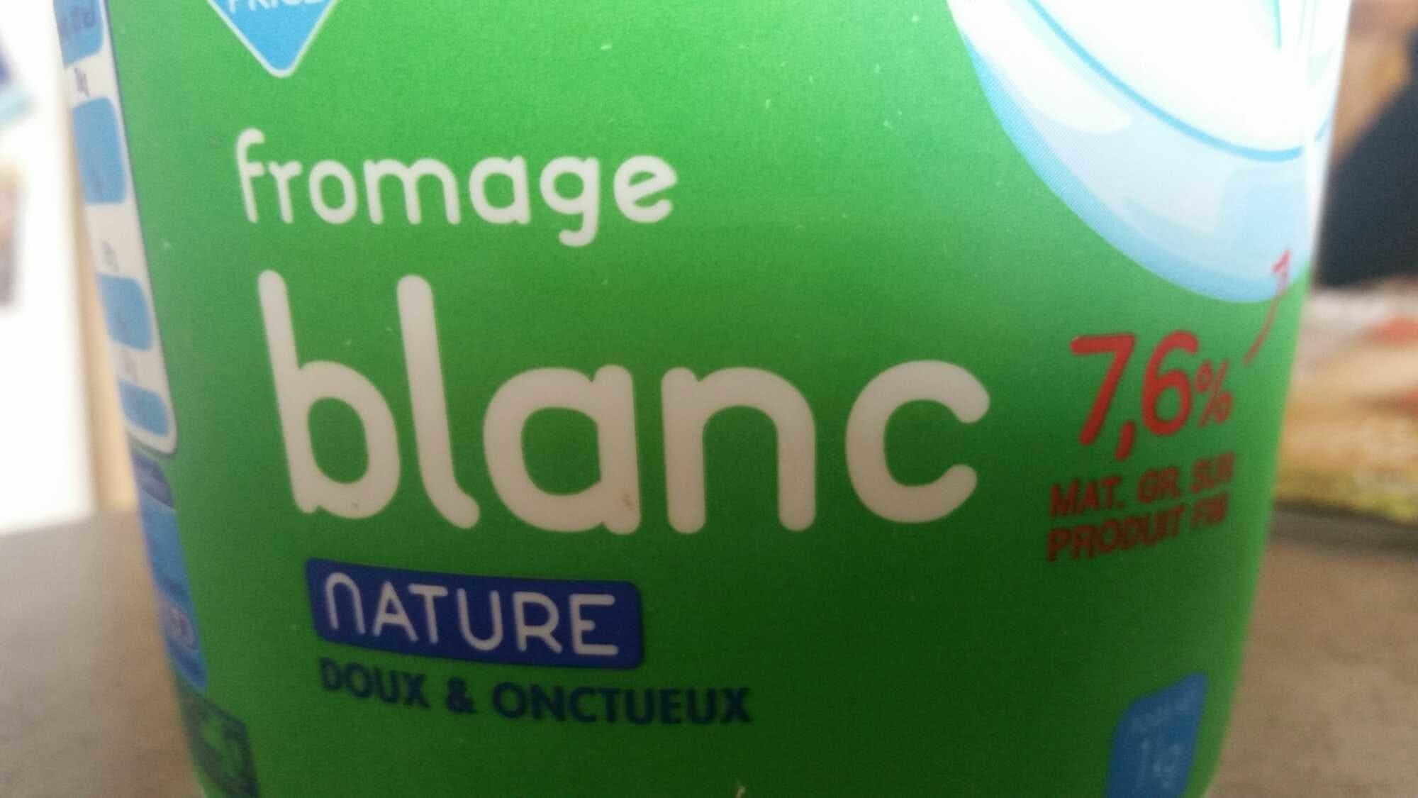 Leader Price Fromage Blanc nature doux & onctueux packshot