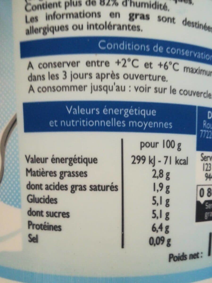 Leader Price Fromage blanc nature packshot