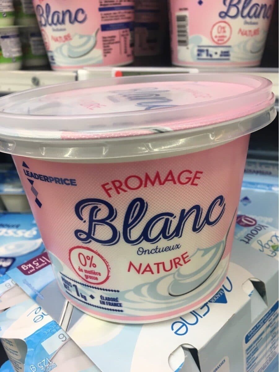 Leader Price Fromage blanc packshot