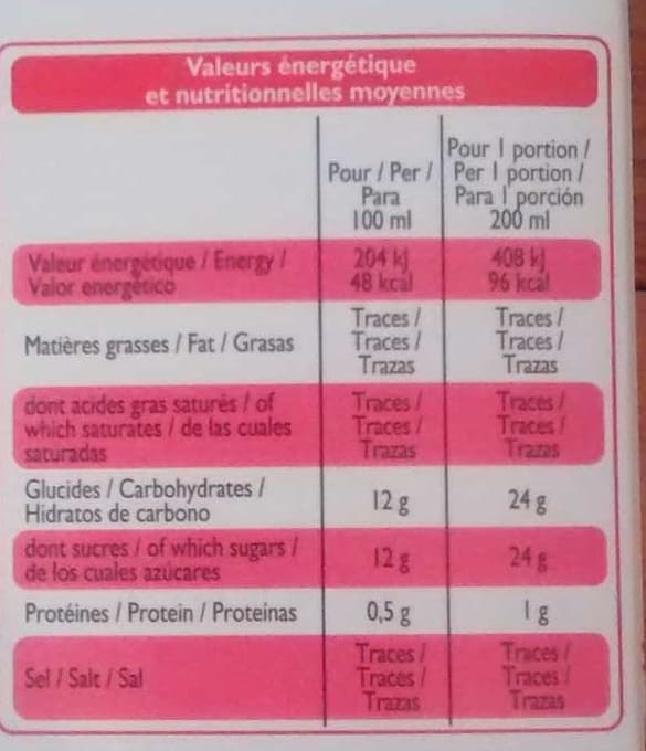 Leader Price Jus de pomme et de grenade 100% purs fruits pressés packshot