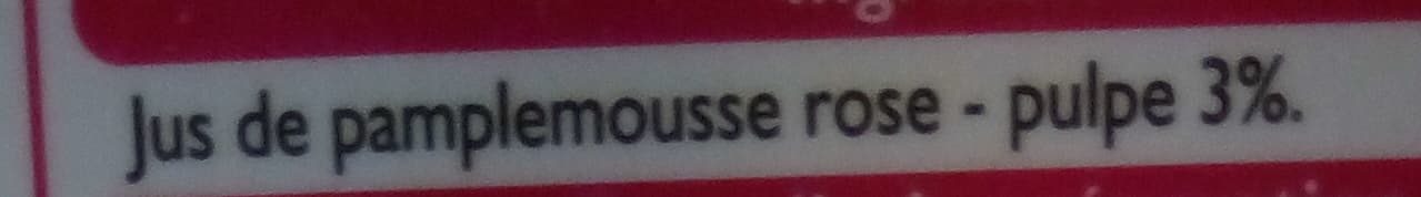 Leader Price Pur jus de pamplemousse rose avec pulpe packshot