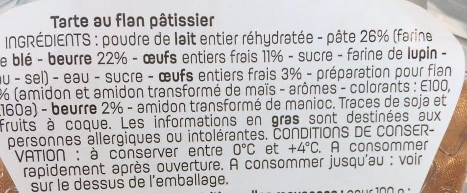 Leader Price Flan Pâtissier packshot
