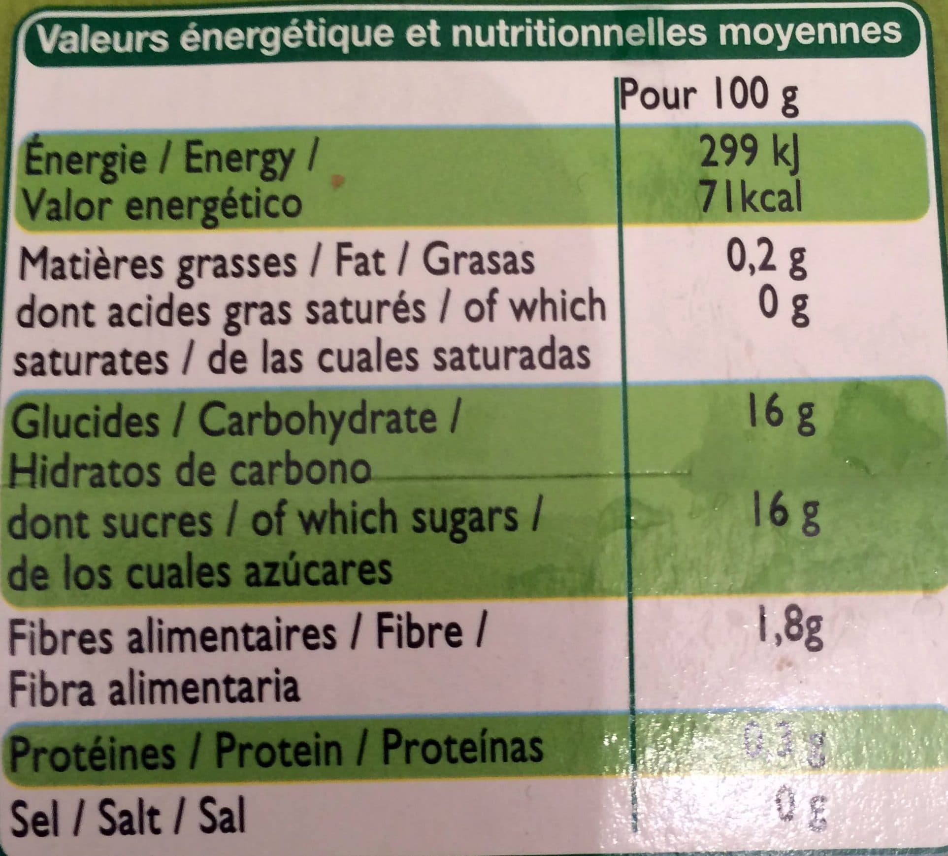 Leader Price Dessert aux 3 Pommes packshot