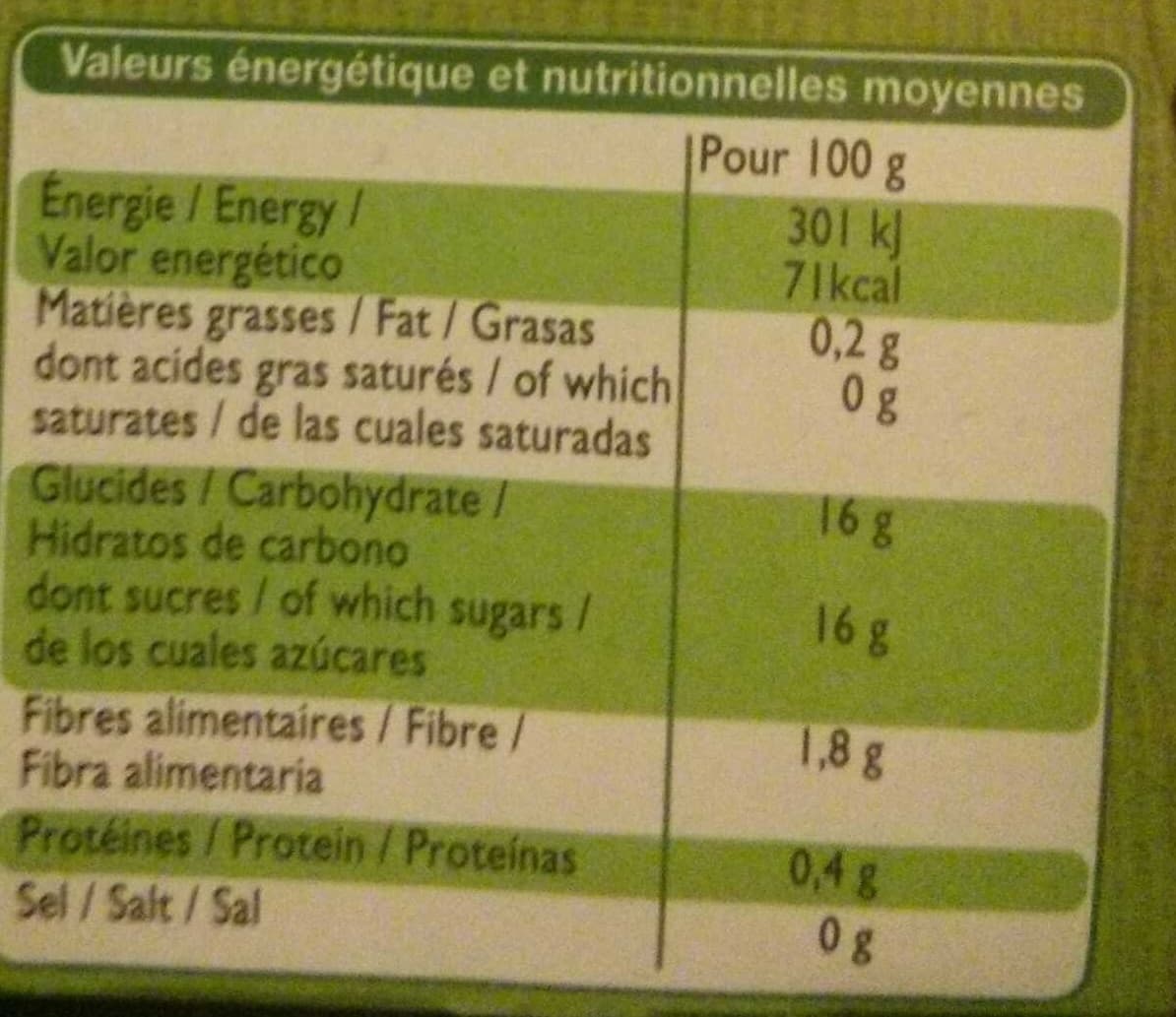 Leader Price Dessert de pomme fraise packshot