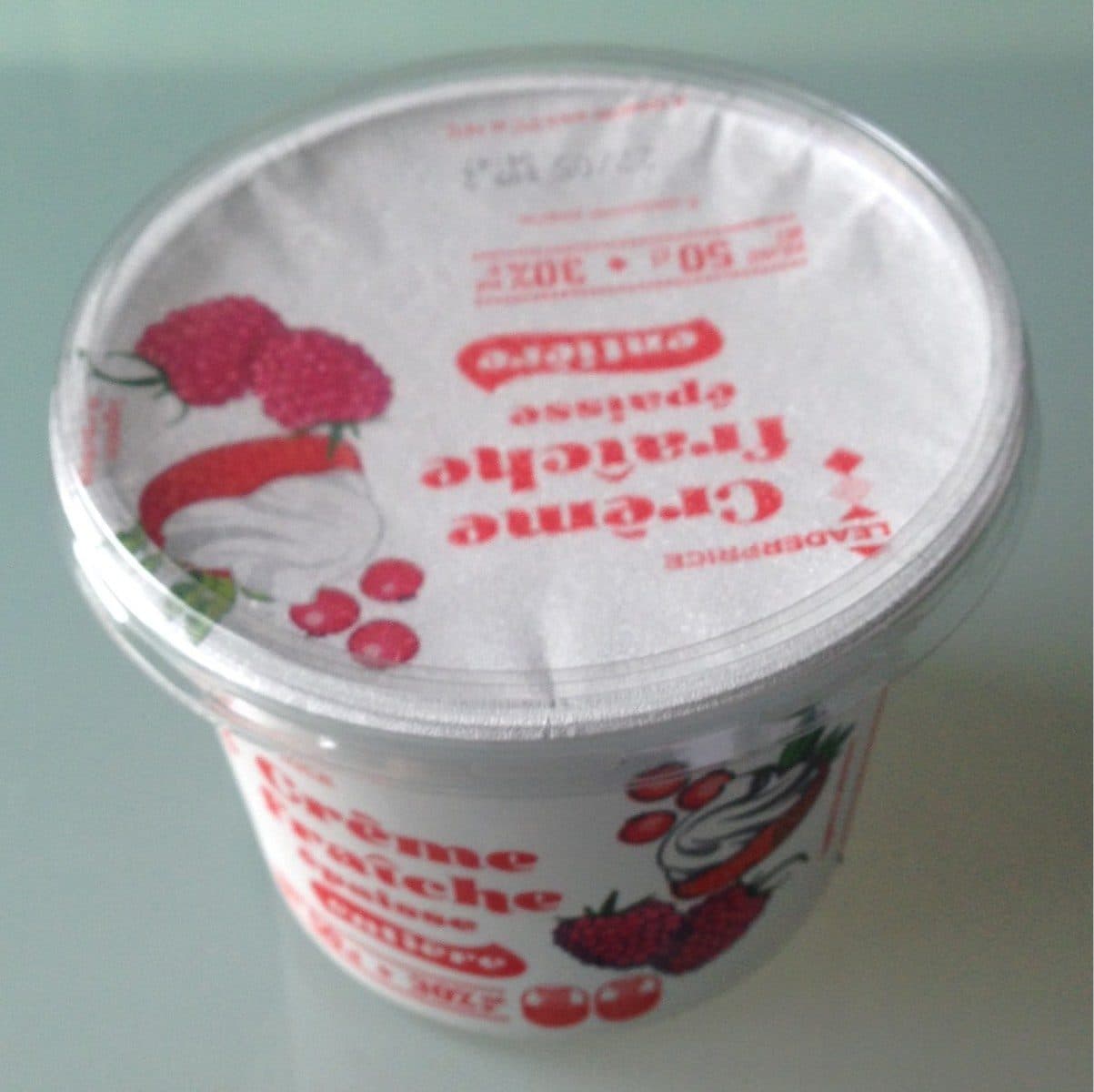 Leader Price Crème fraîche épaisse entière packshot