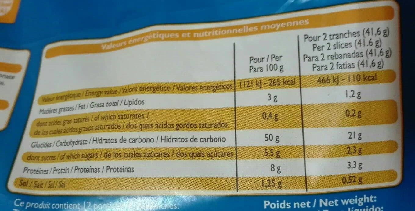 Leader Price Pain de mie moelleux nature packshot