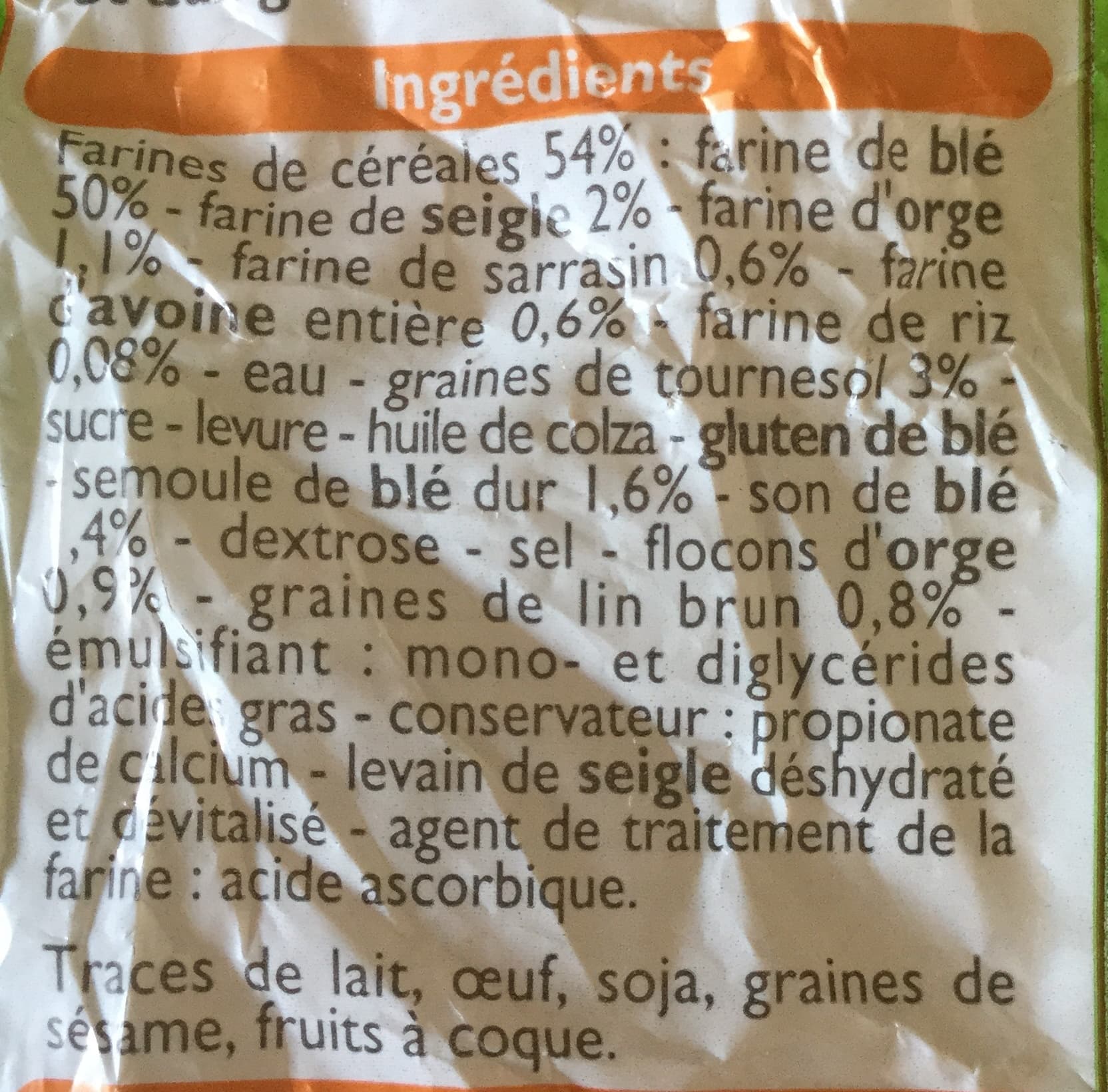 Leader Price Pain de mie 7 céréales packshot