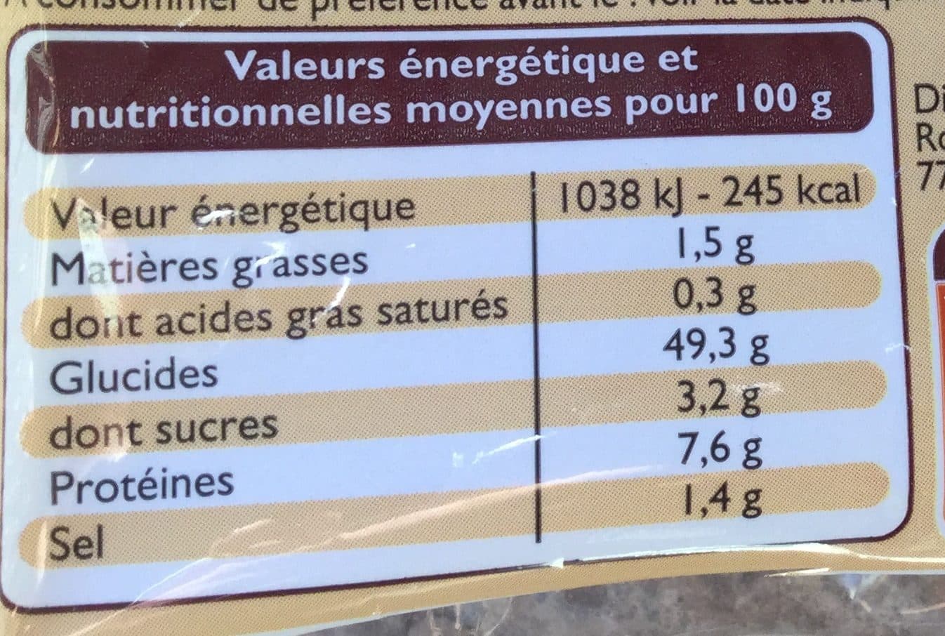 Leader Price 6 petits pains précuits packshot