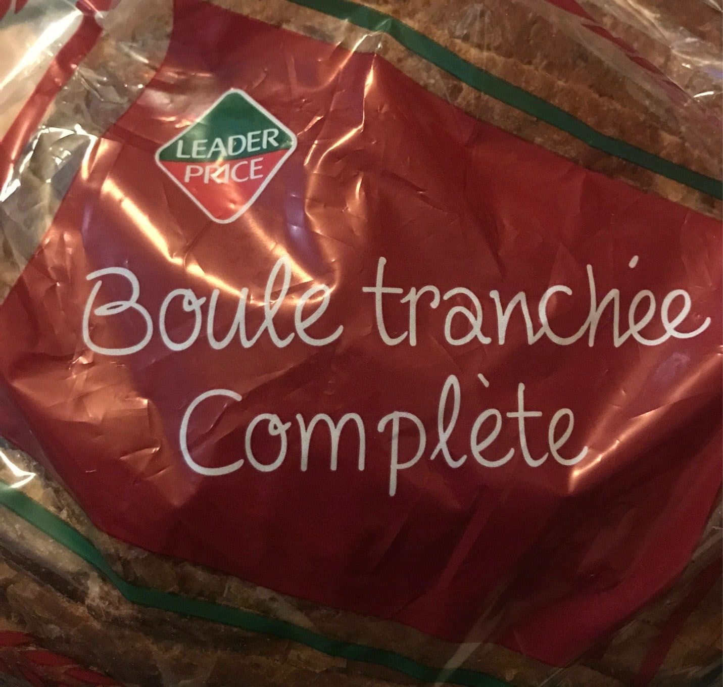 Leader Price Boule Tranchée Complète packshot