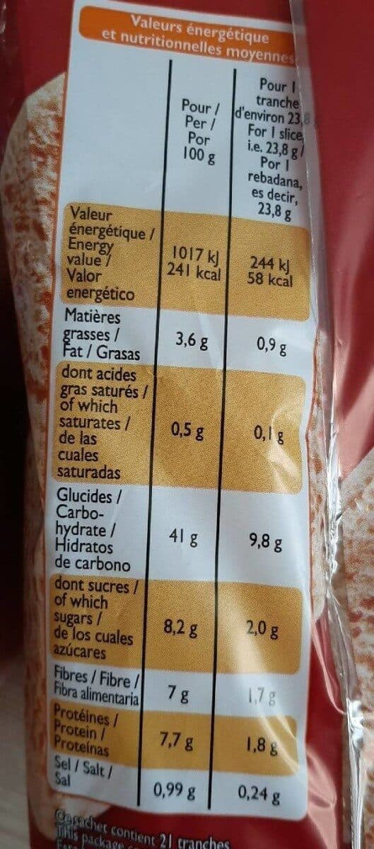 Leader Price Pain de mie sans croûte packshot