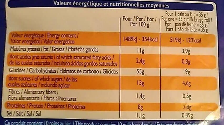 Leader Price Pains au lait packshot