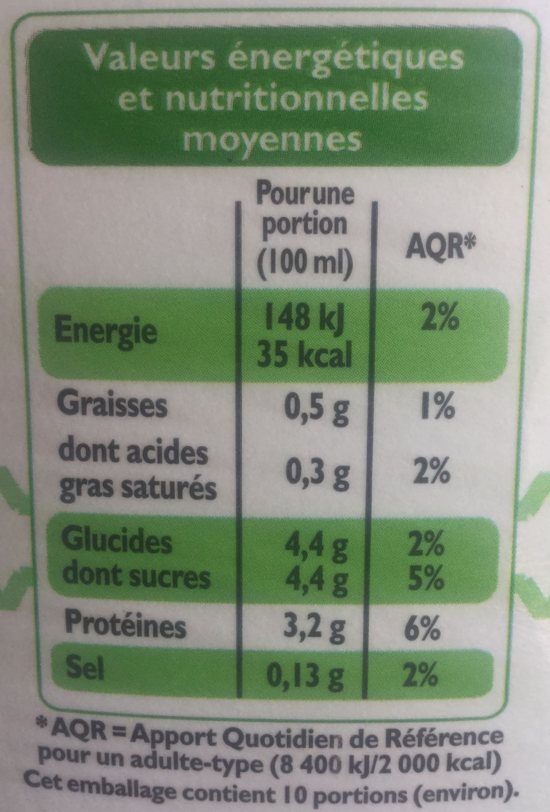 Leader Price Lait fermenté packshot