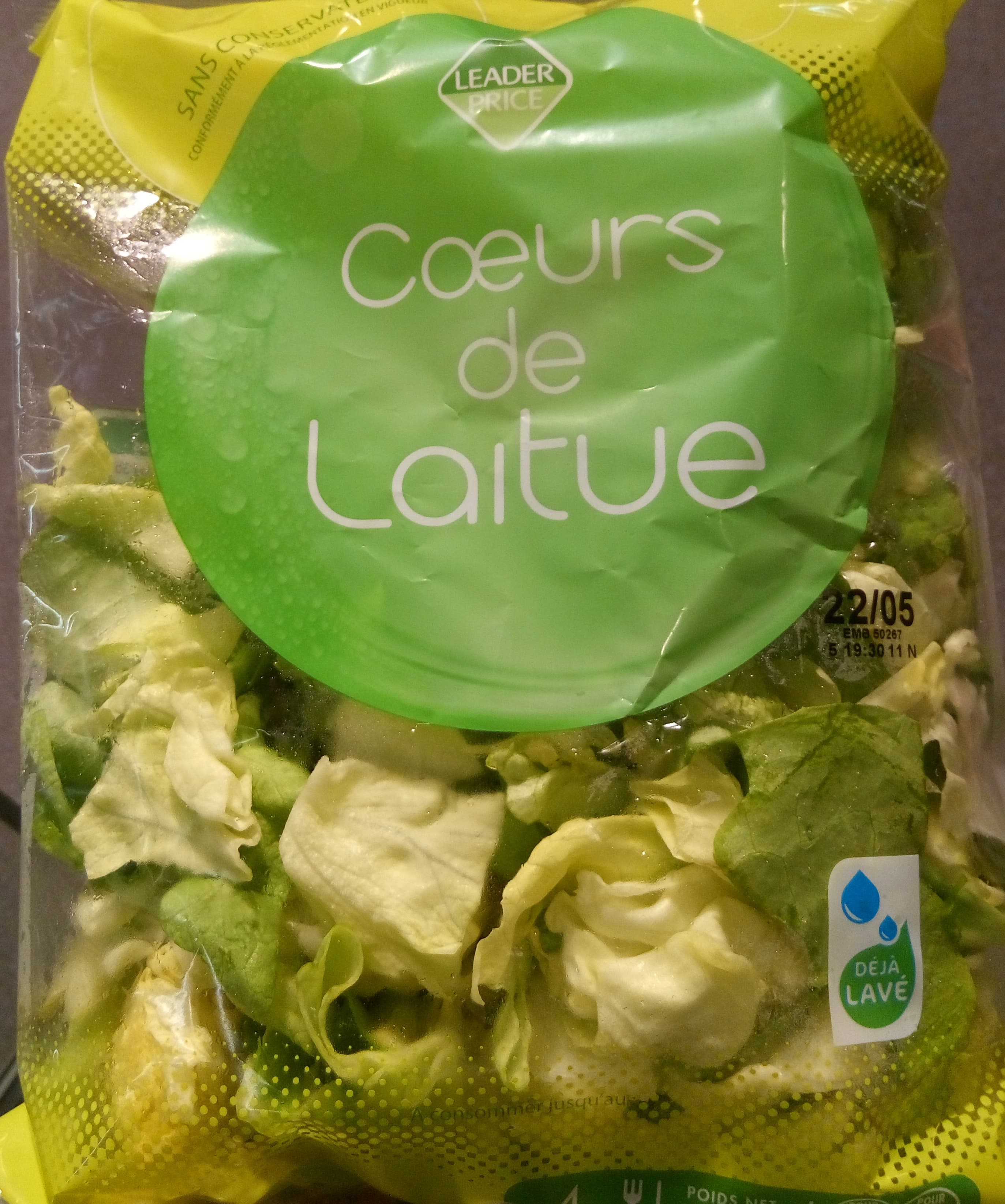 Leader Price Coeur de laitue packshot