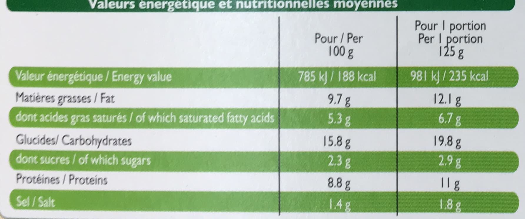 Leader Price 2 Galettes de Sarrasin lardons, chèvre packshot