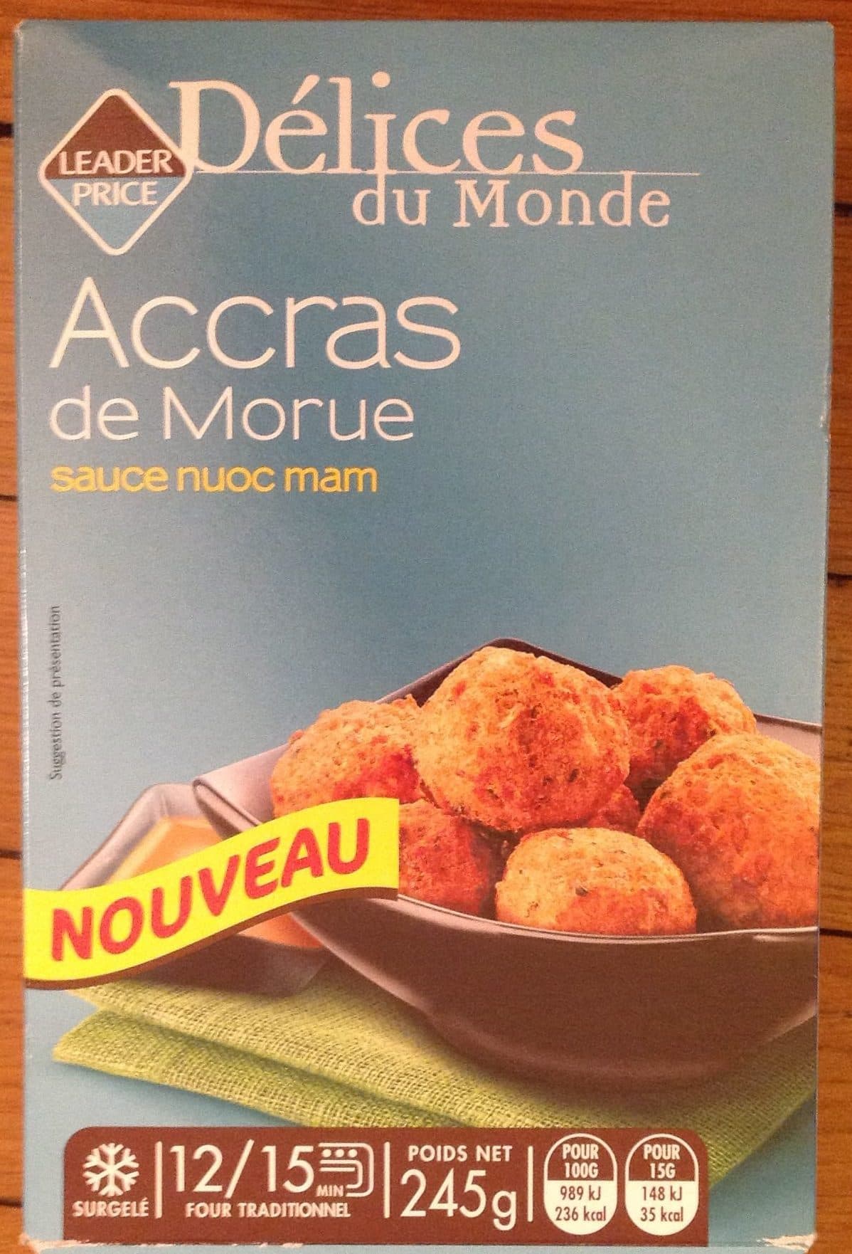 Leader Price Accras de Morue sauce Nuoc Mam packshot