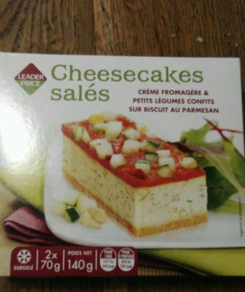 Leader Price Cheesecakes salés packshot