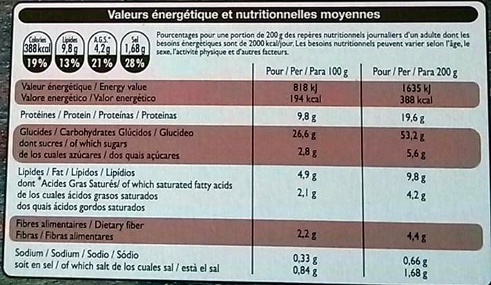 Leader Price Pizza Bolognaise, Cuite sur pierre packshot