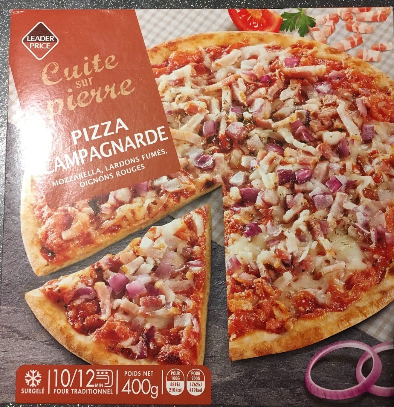 Leader Price Pizza campagnarde packshot