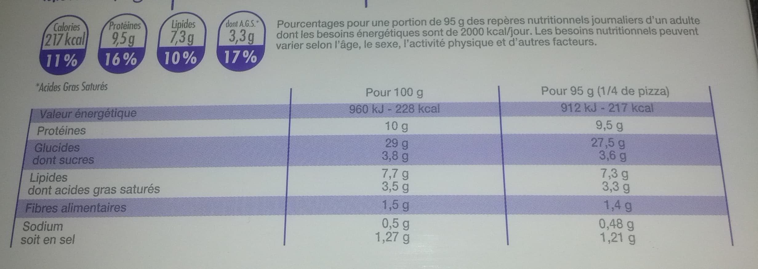 Distribution Franprix Pizza chiffonnade de jambon et roquette, Surgelé packshot