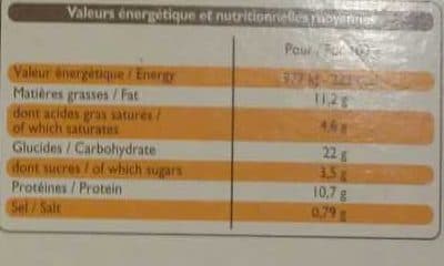 Leader Price Tarte 3 Fromages packshot