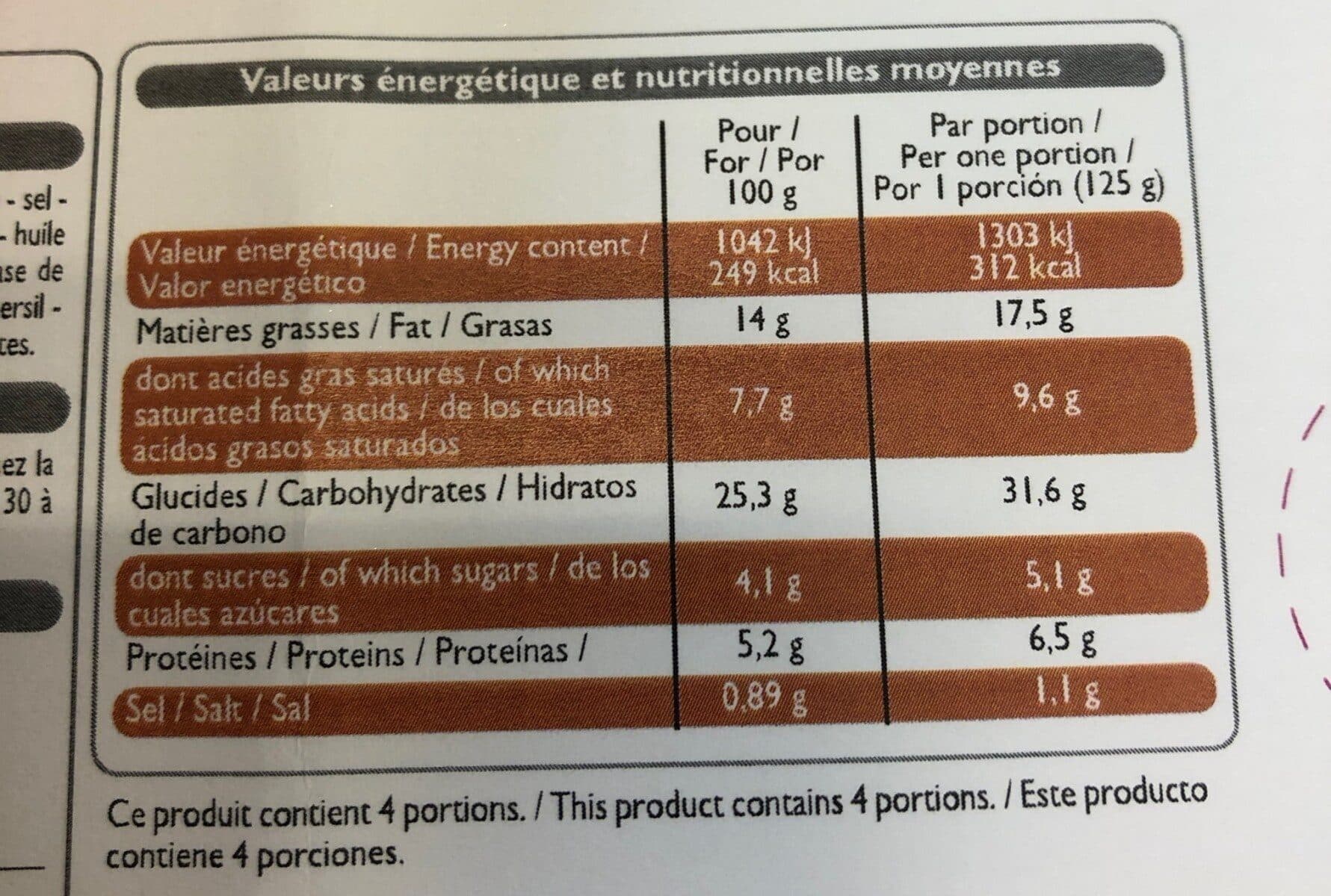 Leader Price Tourte parisienne champignons de Paris packshot