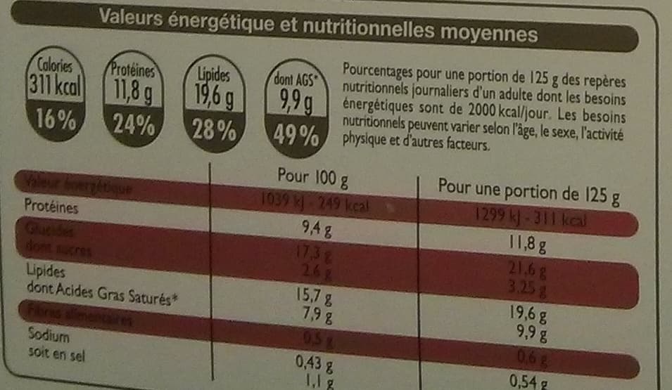 Leader Price Quiche Lorraine packshot