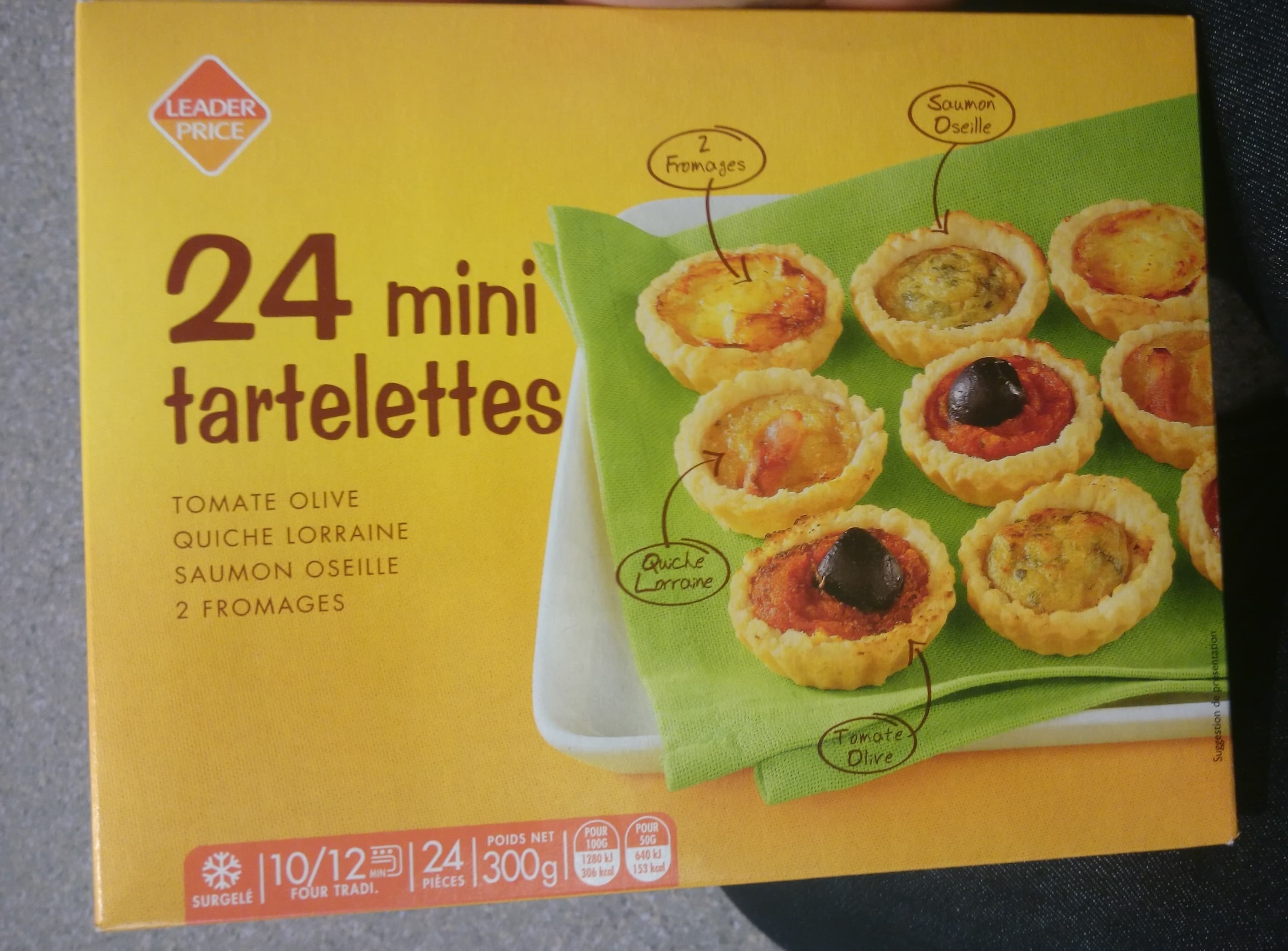 Leader Price 24 Mini Tartelettes packshot
