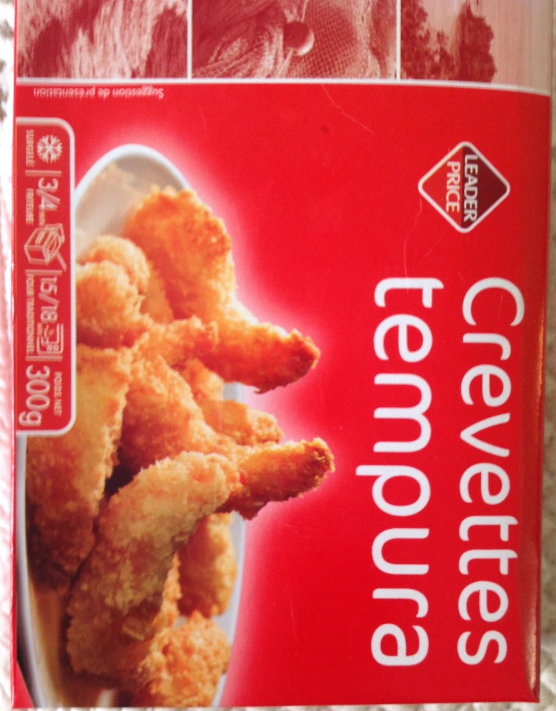 Leader Price Crevettes Tempura Surgelées packshot