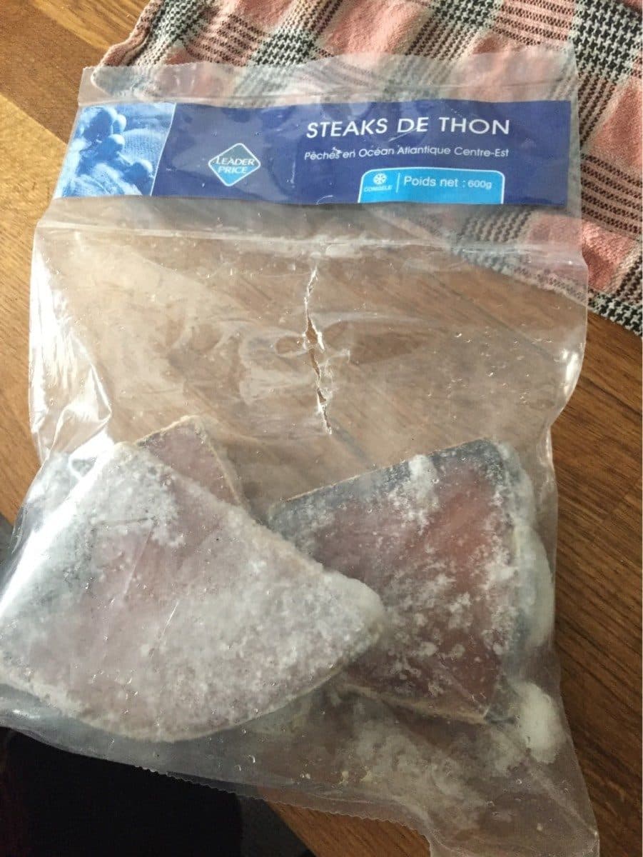 Leader Price Steaks de thon albacore packshot