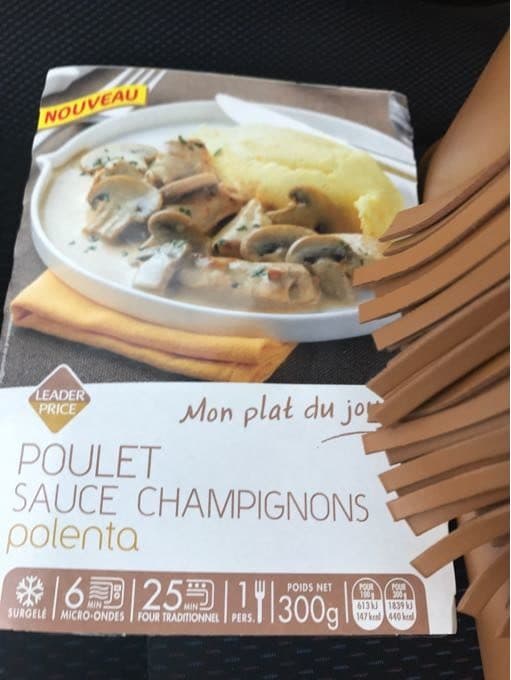 Leader Price Poulet Sauce Champignon Polenta packshot