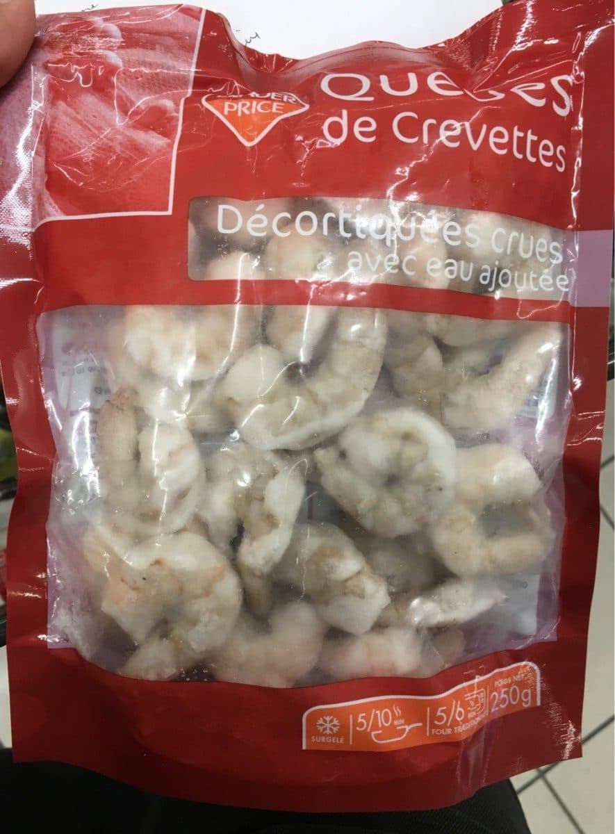Open Food Facts Queues de crevettes packshot