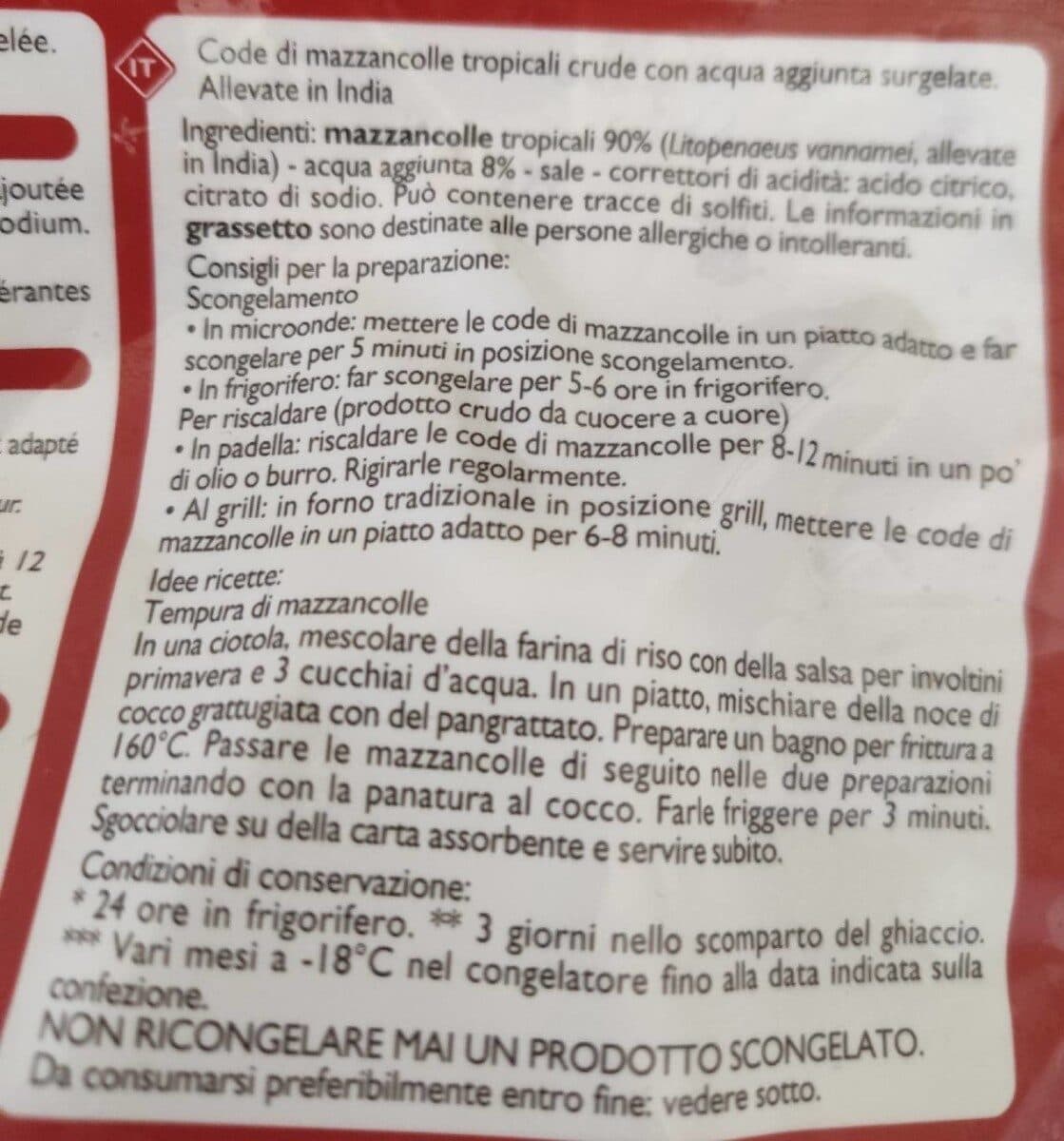 Open Food Facts Queues de crevettes packshot