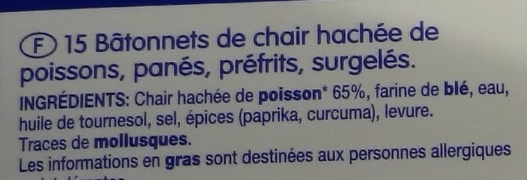Le Prix Gagnant! 15 Bâtonnets panés de poisson packshot