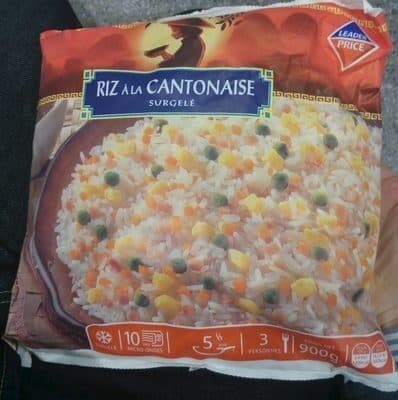 Leader Price Riz à la Cantonaise packshot