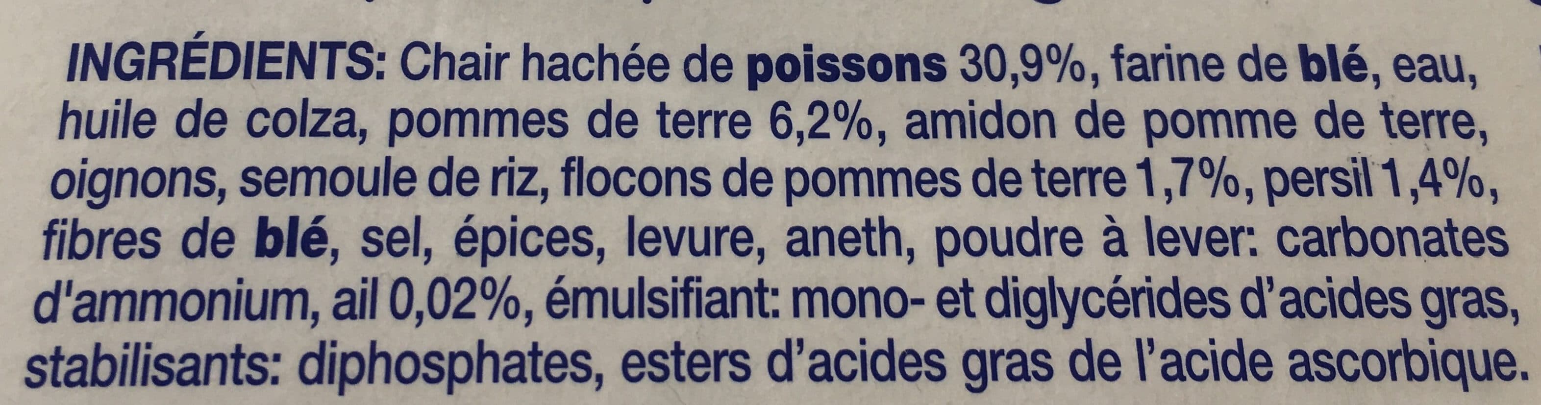 Leader Price Croquettes de Poisson Persil et Ail packshot