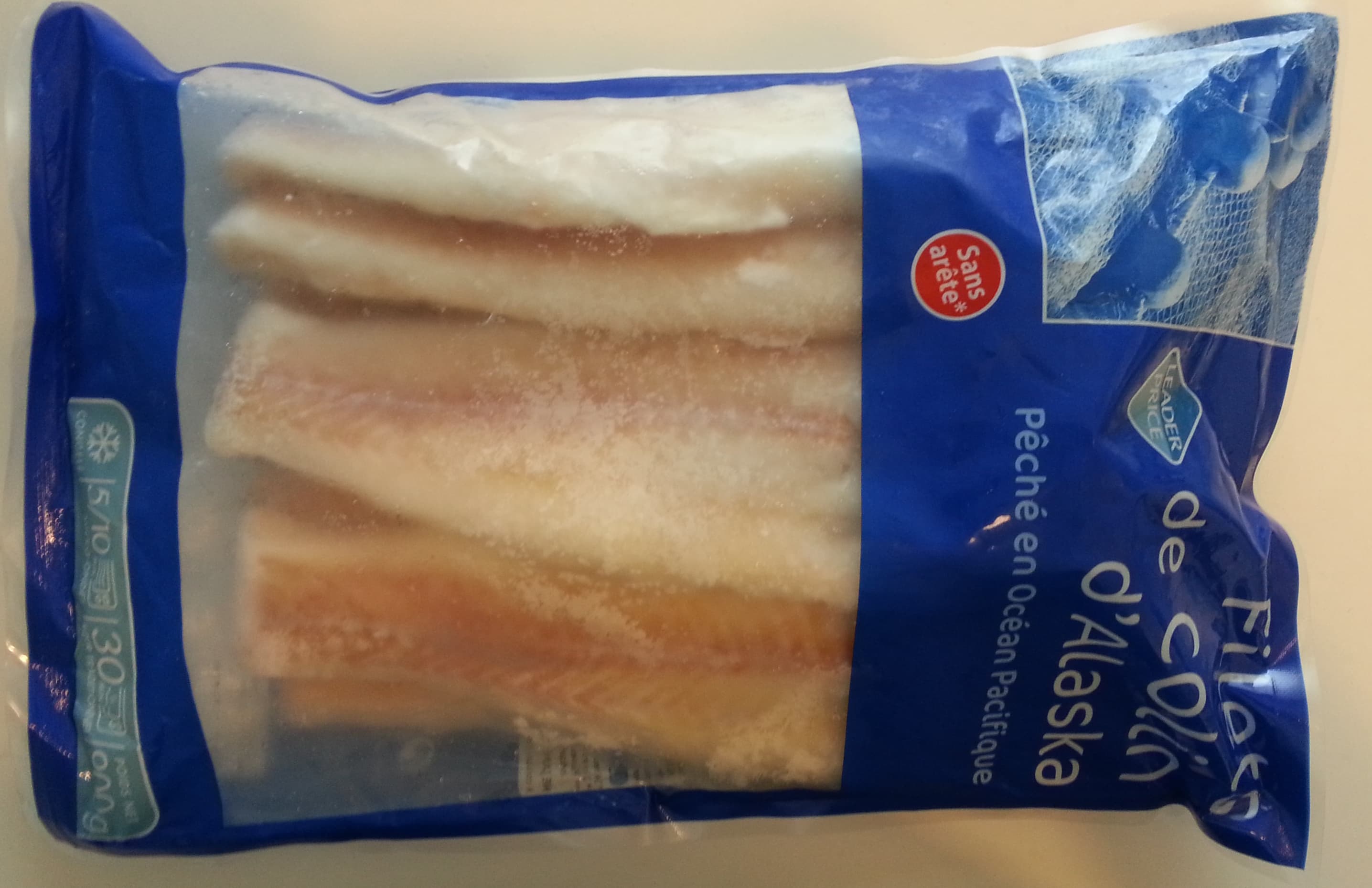 Leader Price Filets de Colin d'Alaska packshot