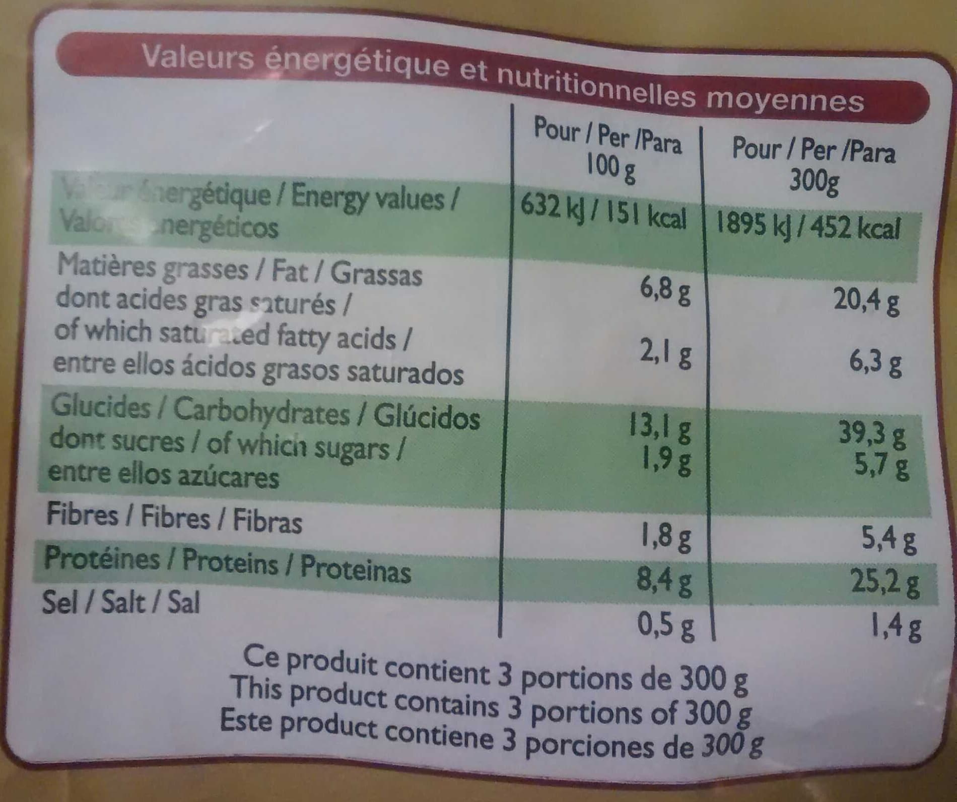 Leader Price Penne Poulet Pesto, Surgelé packshot