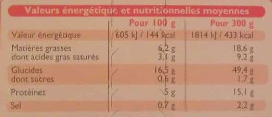 Leader Price Tagliatelle à la Carbonara packshot