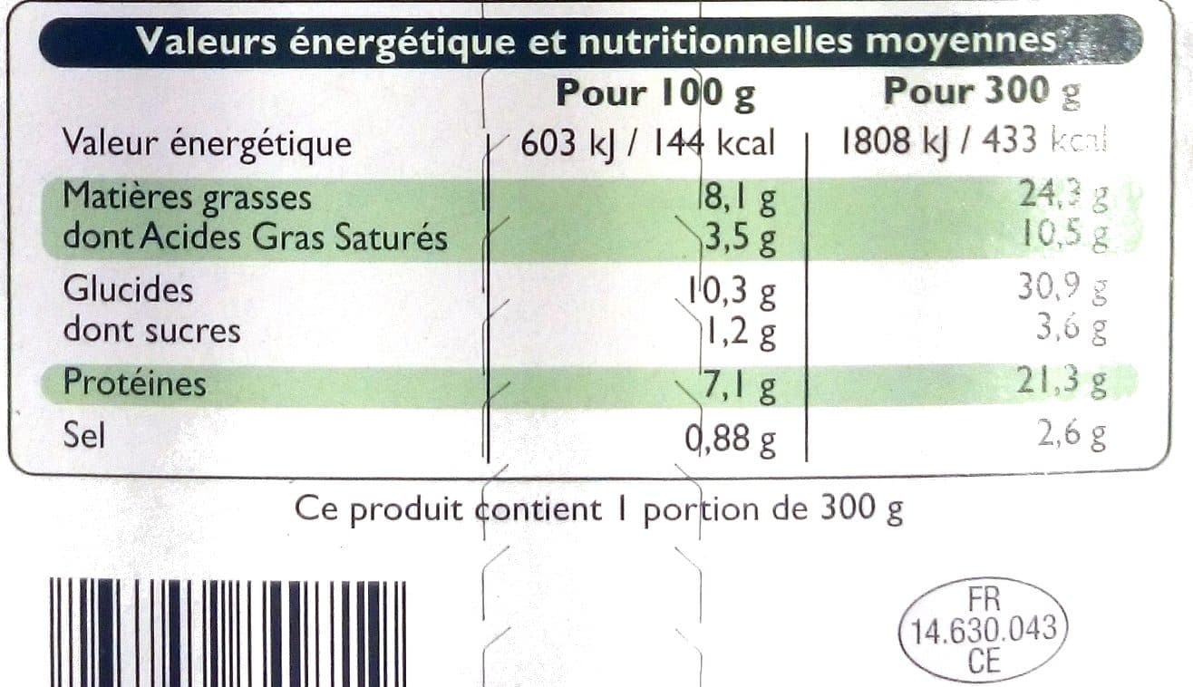 Leader Price Parmentier de Canard packshot
