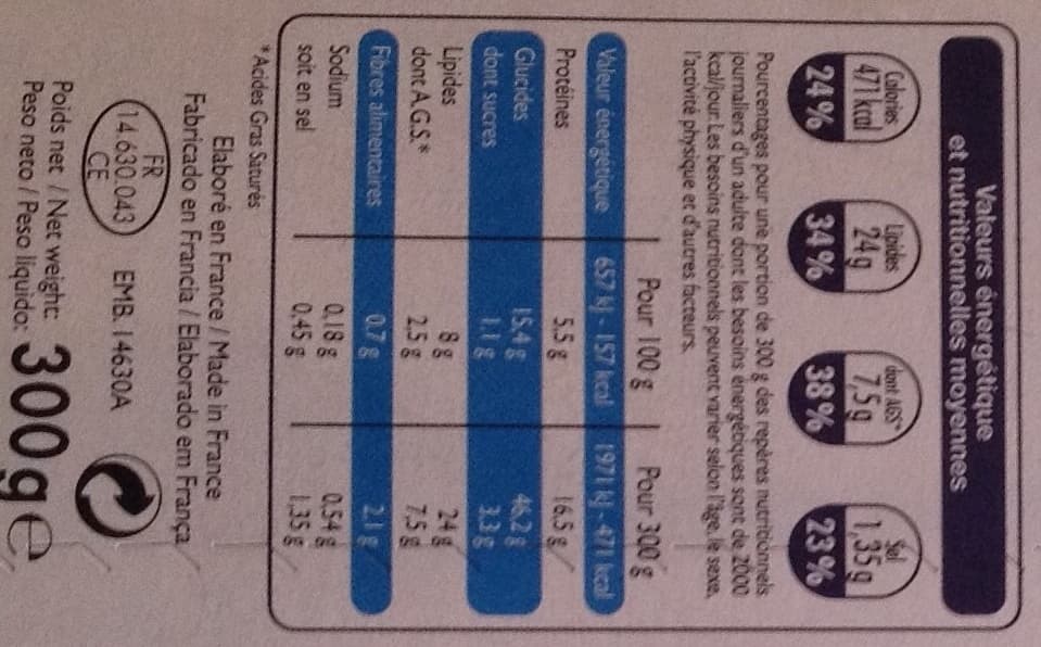 Leader Price Poisson à la Bordelaise et riz packshot