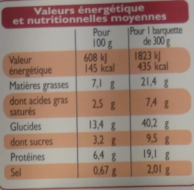 Leader Price Lasagnes Saumon Épinards packshot