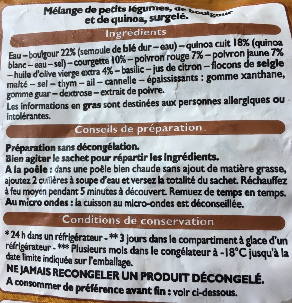 Leader Price Quinoa Cereales Petits Legumes packshot