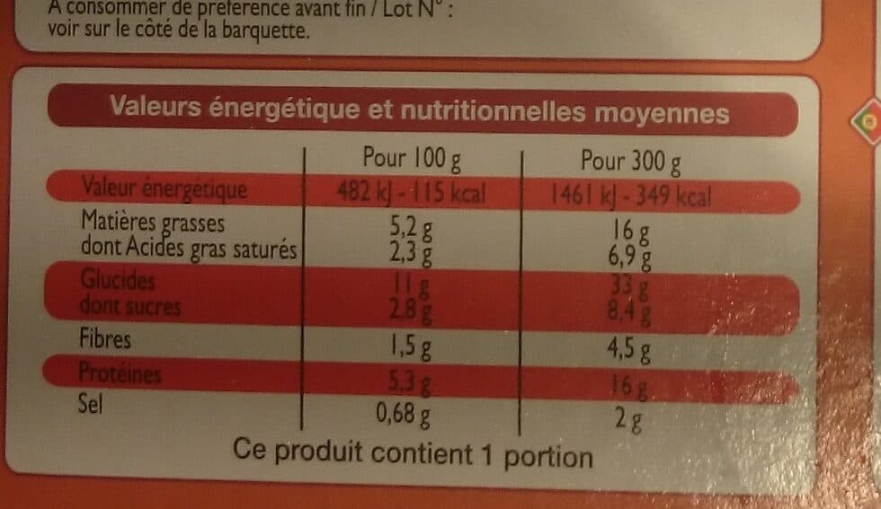 Leader Price Lasagnes à la Bolognaise, Surgelé packshot