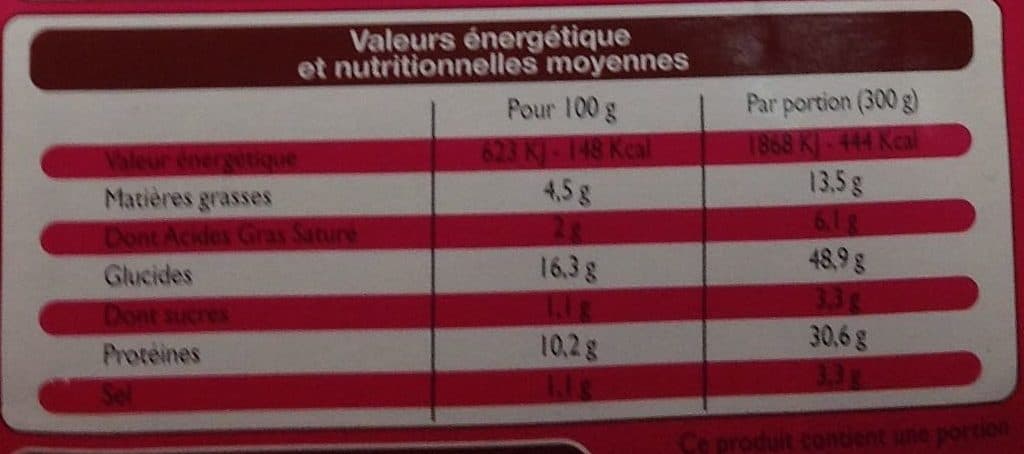 Leader Price Poulet Tikka Massala packshot